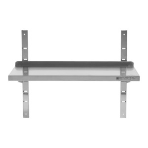 Stenska polica iz nerjavečega jekla - L 1000 x P 400 mm - Dynasteel