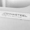 Potop s pomivalnim strojem, hrbtno ploščo in polico - 1200 x 700 - Odkapnik na levi - Dynasteel