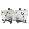 Profesionalna cvrtnik Dynasteel - 2 x 10 L | Kapaciteta 20 L | Nerjaveče jeklo | Moč 2 x 3000 W