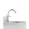 Inox nožno upravljano umivalnik - Dynasteel