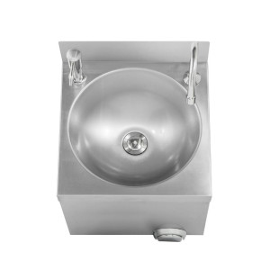 Inox nožno upravljano umivalnik - Dynasteel