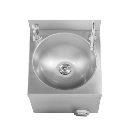 Inox nožno upravljano umivalnik - Dynasteel
