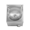 Inox nožno upravljano umivalnik - Dynasteel