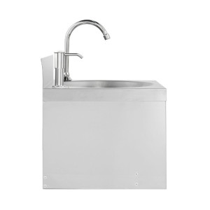 Inox nožno upravljano umivalnik - Dynasteel