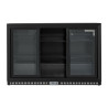 Zadnji bar hladilnik Skinplate - 3 drsna steklena vrata - 328 L - Dynasteel