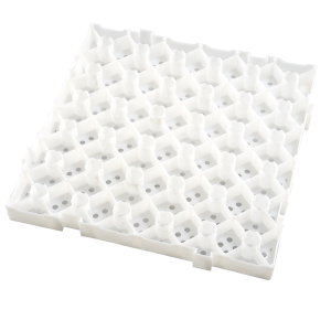 Rešetka 50 x 50 cm Debelina 50 mm Bela