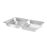Bak GN 1/1 za Chafing Dish s 2 predelkoma Hendi
