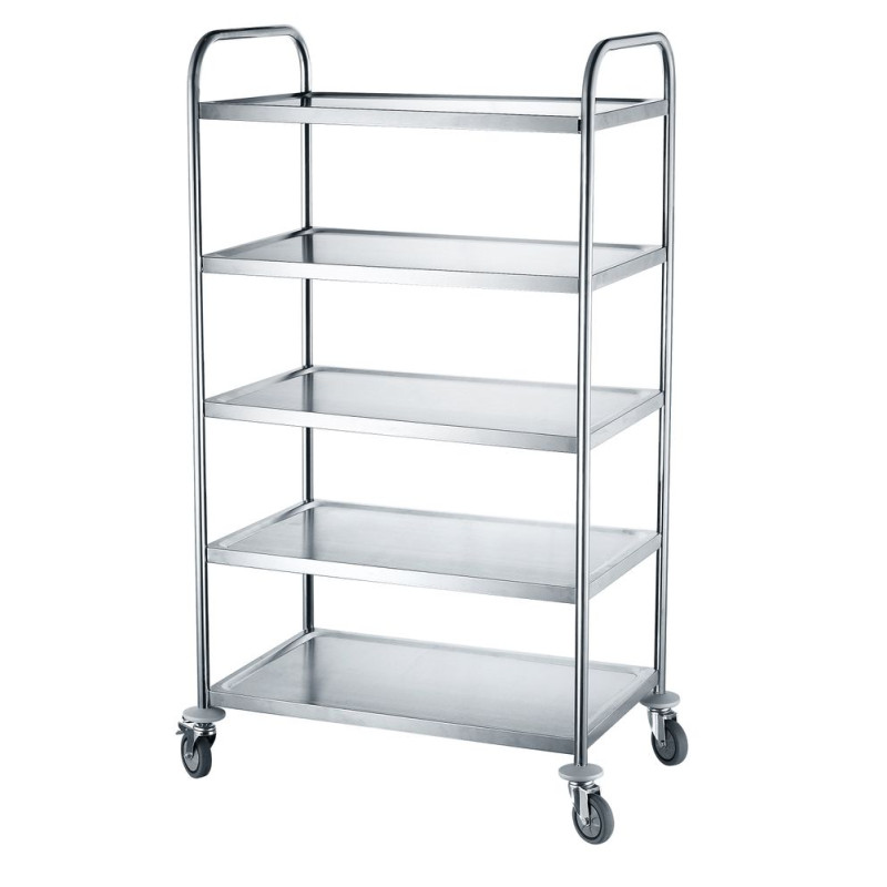 Voziček za strežbo inox 5 polic - Hendi Voziček za strežbo inox 5 polic - Hendi