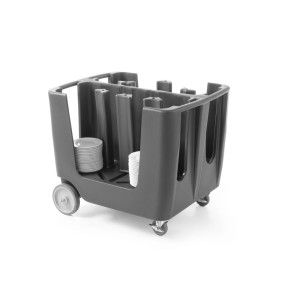 Voziček za krožnike z simetričnimi stebri Cambro