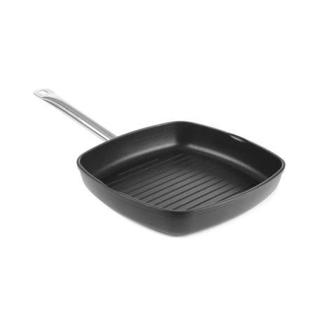 Rebrasta aluminijasta litoželezna žar ponev - 55 x 29 cm - Znamka HENDI - Fourniresto