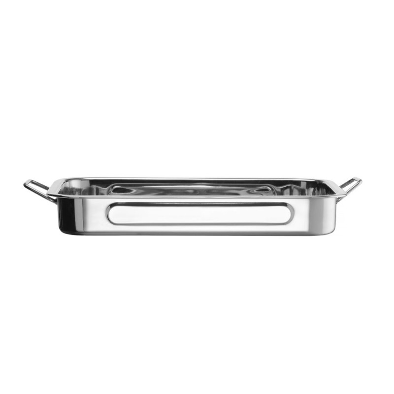 Stainless Steel Baking Dish - 38.5 x 27.5 x 6 cm - Brand HENDI - Fourniresto Stainless Steel Baking Dish - 38.5 x 27.5 x 6 cm - Brand HENDI - Fourniresto