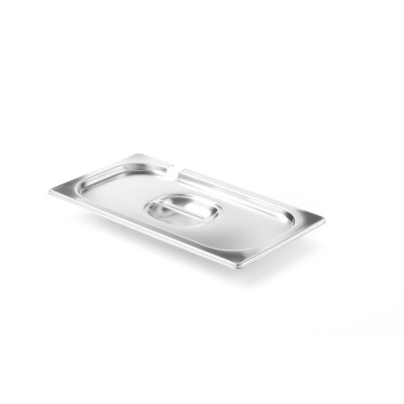 Gastronorm lid with ladle notch - Brand HENDI - Fourniresto Gastronorm lid with ladle notch - Brand HENDI - Fourniresto