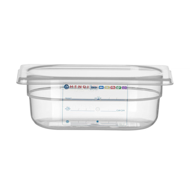 Škatla za shranjevanje Gastronorm GN 1/9 - 0,6 L - V 65 mm