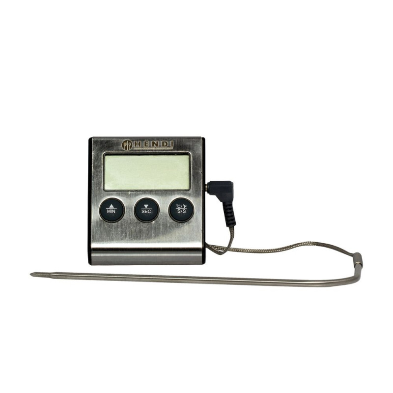Thermometer/timer for roasting - Brand HENDI - Fourniresto Thermometer/timer for roasting - Brand HENDI - Fourniresto