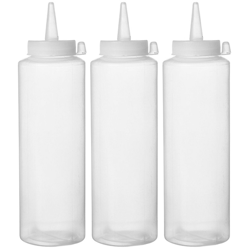Prozoren razpršilnik - 0,2 L - Komplet 3 Prozoren razpršilnik - 0,2 L - Komplet 3