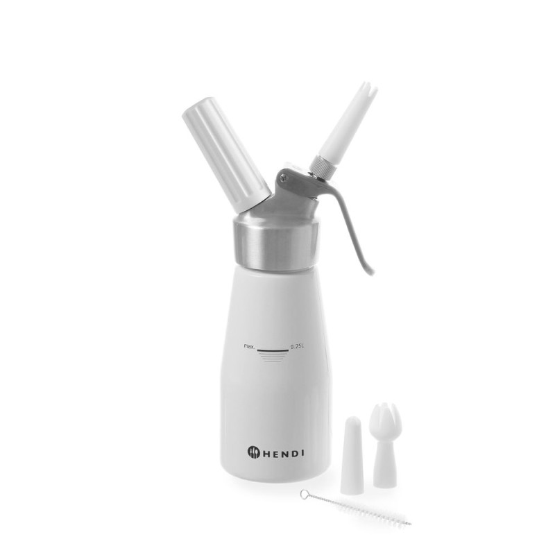 Sifon za stepanje smetane Kitchen Line 0,25 L - Znamka HENDI - Fourniresto Sifon za stepanje smetane Kitchen Line 0,25 L - Znamka HENDI - Fourniresto