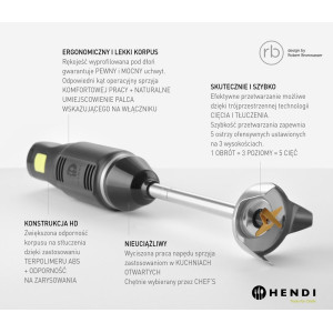 Palični mešalnik Concept Line - Znamka HENDI - Fourniresto