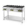 Kuhinjski štedilnik Kitchen Line - 6 gorilnikov