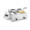 Friteza Profi Line z digitalnim odtokom - 2 x 8 l - Znamka HENDI - Fourniresto