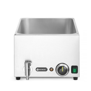 Bain-marie kuhinjska linija z odtokom.