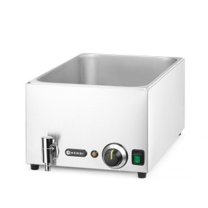 Bain-marie kuhinjska linija z odtokom.