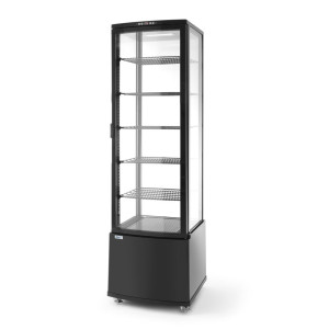 Hladilna vitrina za torte črna - 280 L