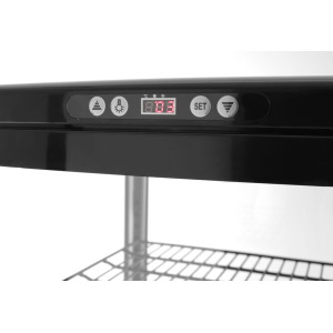 Hladilna vitrina za torte črna - 280 L