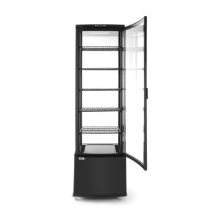Hladilna vitrina za torte črna - 280 L