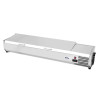 Hladilna vitrina z inox pokrovom - 8 x GN 1/3