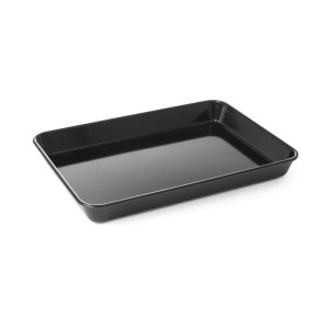 Črna mesna posoda - 350 x 250 mm
