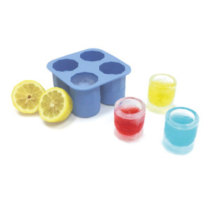 Model za ledene kocke - steklenička za shot.