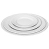 Ploski krožnik iz porcelana Flora - premer 270 mm