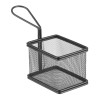 Košarica za mini črne pomfrije - 100 x 80 mm