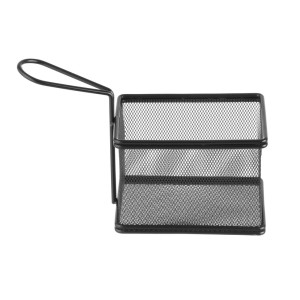 Košarica za mini črne pomfrije - 125 x 100 mm