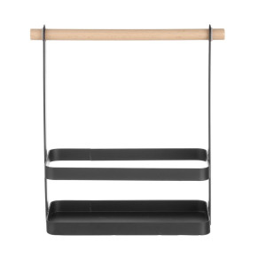 Nosilec za pribor na mizi črne barve - 230 x 100 mm