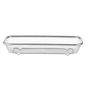 Košara za storitve iz nerjavečega jekla - 310 x 125 mm