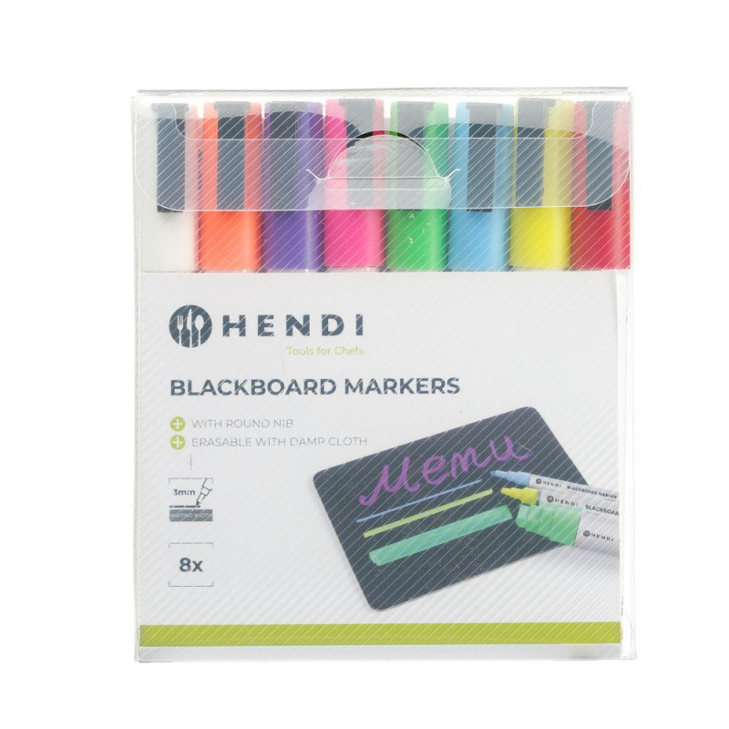 Chalk markers 3 mm - Brand HENDI - Fourniresto Chalk markers 3 mm - Brand HENDI - Fourniresto