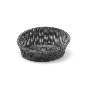 Krogla črna košara za kruh - premer 310 mm