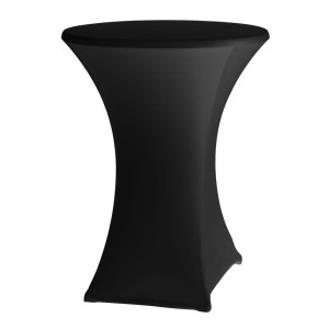 Prevleka za visoko črno mizo - premer 850 mm