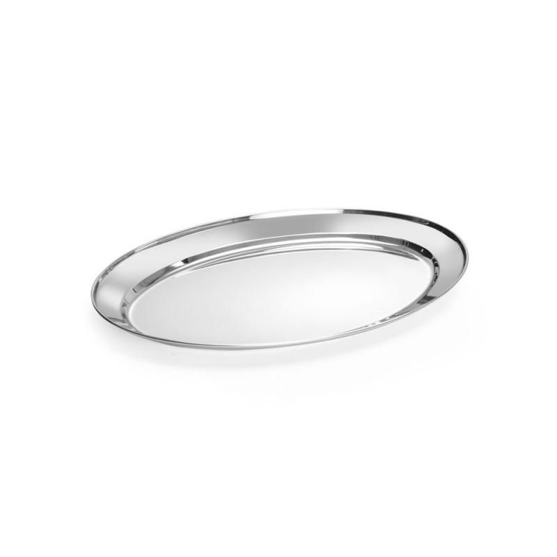 Oval Stainless Steel Dish - 450 x 290 mm - Brand HENDI - Fourniresto Oval Stainless Steel Dish - 450 x 290 mm - Brand HENDI - Fourniresto