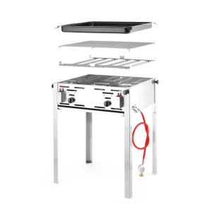 Profesionalni plinski žar Grill-Master Maxi - Znamka HENDI - Fourniresto