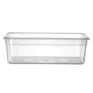 Bak gastronorm polipropilen GN 1/1 z merilno lestvico - 21 L - P 150 mm