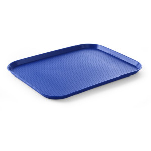 Pravokotni pladenj za hitro prehrano - Velik model 450 x 350 mm - Modra