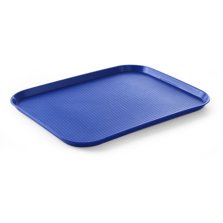 Pravokotni pladenj za hitro prehrano - Velik model 450 x 350 mm - Modra