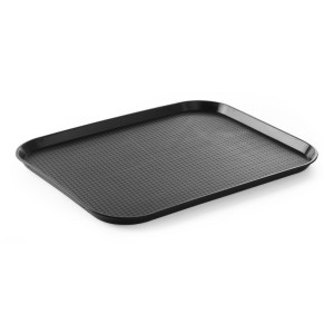 Pravokotni pladenj za hitro prehrano - Velik model 450 x 350 mm - Črna
