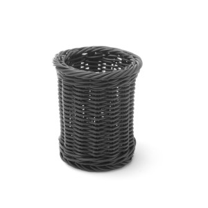 Krožna košara za pribor - črna