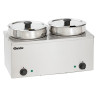 Bain-Marie s posodo za 2 x 6,5 litra za profesionalce v gostinstvu