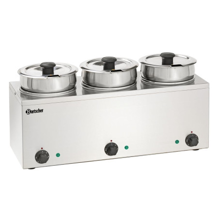 Bain-Marie za profesionalno omako 3 x 3,5 litra za gostinske strokovnjake