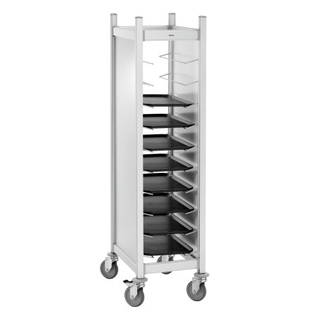 Voziček Inox 10 pladnjev GN 1/1