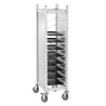 Voziček Inox 10 pladnjev GN 1/1